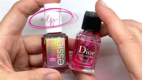 ESSIE Hard to Resist vs DIOR Nail Glow [FIRST IMPRESSIONS 